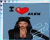 [Gel]I ♥ Alex headsign