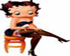 betty boop on chair