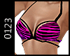 *0123*Pink Zebra Bikini