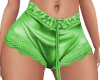 Green Silk RLL Shorts