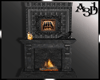 A3D* Gothic Fireplace