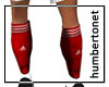 Red Football Long Socks