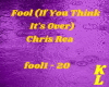 Fool (If You Think Its..