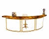Gold Glass desk