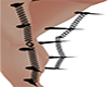 Leg Spikes Black