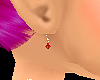 *T*Delicate Red Earrings