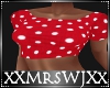 Easter Dots Red Top