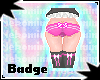 :3 Pink Booty Badge