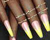 N! Nails yellow bracelet