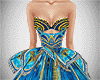 Morocco Blue Ball Gown