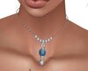 blue elegant necklace