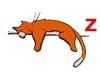Cat Napping AFK BRB sign