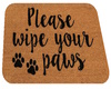 J|"Please Wipe" Doormat