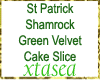 St Patrick Cake Slice