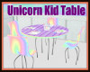 Unicorn Kid Table