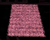 PINK ROSE FUR RUG