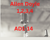 Allen Doyle 1,2,3,4