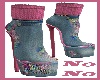 ARIA JEANS PINK BOOTS