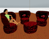 red cougar chairs