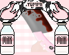 Pink Anime Knife Bag