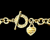 Gold HeartShape Bracelet