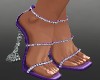 SM Purple Crystal Heels