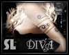 [SL]DIVA|Black ArmBand|L