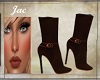 ~J ~BRWN SUEDE SNAP BOOT