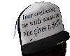 Funny text cap