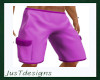 JT Beach Cargo Pink