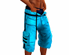 Mens Blue swim trunks