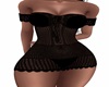 Black Crochet Mini