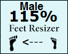 Feet Scaler 115% Male