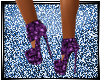 Shimmer Purple Heels,
