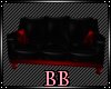 D|Cozy Black Couch
