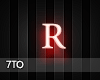 Letter R Neon