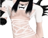 White stringy corset