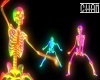 Neon Dancing Skeleton 6