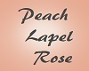 *S* Peach Lapel Rose