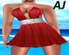 AJ Summer Dress Red