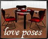 romantic table w poses