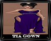 Tia Gown Purple