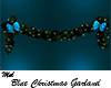 Blue Christmas Garland