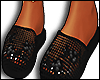 granny slippers noire