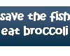 Sticker save the fish