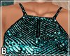 Teal Disco Top
