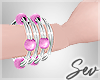 *S Beach Pink Bracelet