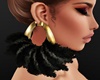 Plume Noire Earrings