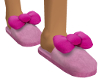 Cute Pink Bow Slippers