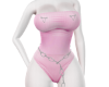 sexy pink body suit